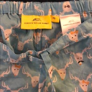 Roberta Roller Rabbit women’s boxer deer print